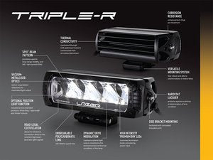 LAZER LAMPS TRIPLE-R 850